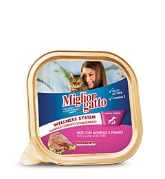 Migliorgatto - Patè con Agnello e Fegato - 100g