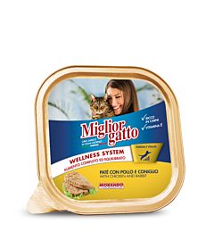 Migliorgatto - Patè con Pollo e Coniglio - 100g