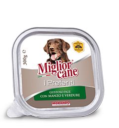 Migliorcane I Preferiti - Patè con Manzo e Verdure - 300gMorando