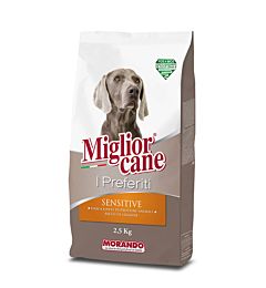 Migliorcane I Preferiti - Sensitive Crocchette con Salmone - 2,5kgMorando