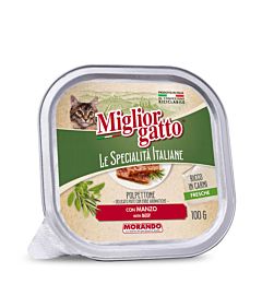 Migliorgatto - Polpettone Patè con Manzo - 100g
