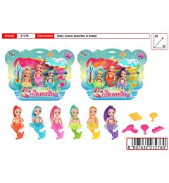 SIRENELLA 3 SIRENETTE + ACCESSORIToys Garden
