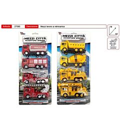 SET 4 MEZZI CITTÀ - AVVENTURE URBANEToys Garden