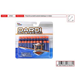 RICARICA DARDI BLASTER GUN 20PZ