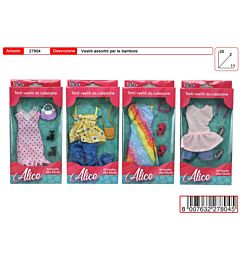 ALICE VESTITI BAMBOLE ASSORTITIToys Garden