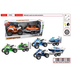 METROPOLI QUAD CON RIMORCHIOToys Garden