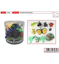 SECCHIELLO INSETTI AMAZZONIA 11PZToys Garden