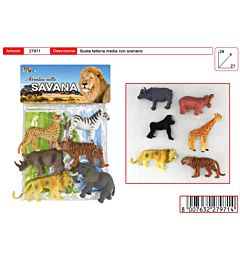 BUSTA SAVANA MEDIA 6PZToys Garden
