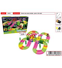SNAKE RACE PISTA SNODATA FLUORESCENTEToys Garden