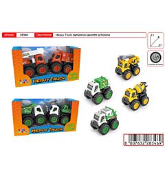 HEAVY TRUCK MEZZI DA LAVORO A FRIZIONE 2PZToys Garden