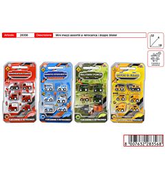 MINI MEZZI A RETRCARICA ASSORTITI 6PZToys Garden