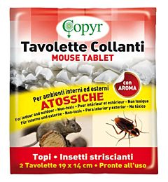 Copyr Tavolette Collanti Atossiche Topi & Insetti Strisicanti - 2pzCopyr