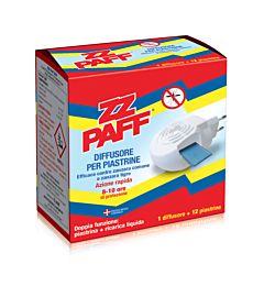 ZZ PAFF DIFFUSORE ANTIZANZARE+ 12 PIASTRINEZz Paff
