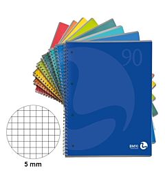 BM QUADERNO SPIRALATO A4 FORATO QUADRETTI 5MM