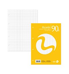 BM RICAMBI A5 90g/m²- QUADRETTI 5MM 40PZ