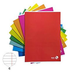 BM MAXI QUADERNO A4 COLOR BASIC 80g/m²- RIGHE CBm Be More