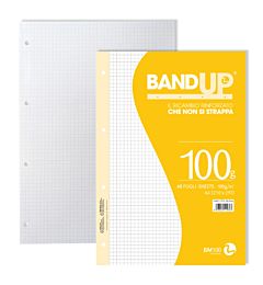 BM RICAMBI RINFORZATI A4 100g/m²- QUADRETTI 5MM 40PZ