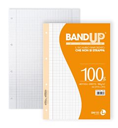 BM RICAMBI RINFORZATI A4 100g/m²- QUADRETTI Q 40PZ