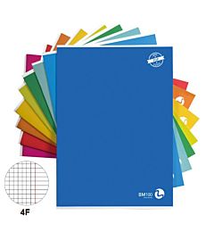 BM MAXI QUADERNO A4 TOP 100g/m²- QUADRETTI 4F