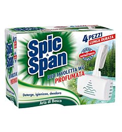 Spic&Span Deo Tavoletta WC Profumata Aria di Bosco -  4pzSpic & Span