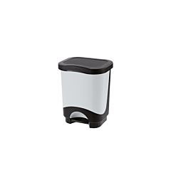 Idea - Pattumiera a Pedale 8L - Grigio Chiaro