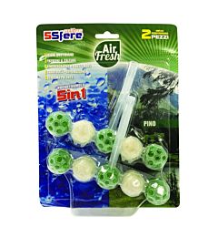 Air Fresh - Sfere WC 5in1 - 2x50g - Pino