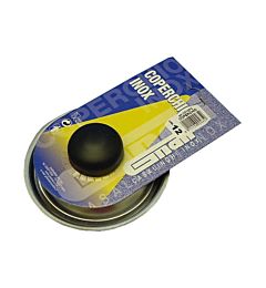 COPERCHIO CM,12 INOX 18/CPOMOLO PLASTICA C/CART,ESGnali