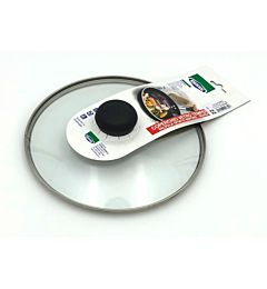 COPERCHIO VETRO TEMPERATO CM22BORDO INOX E SFIATOGnali