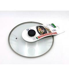COPERCHIO VETRO TEMPERATO CM30BORDO INOX E SFIATOGnali