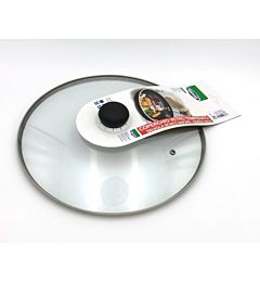 COPERCHIO VETRO TEMPERATO CM32BORDO INOX E SFIATOGnali