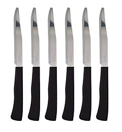 SET 6 COLTELLI BISTECCACOLORE NEROGnali