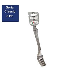 6PZ FORCHETTA DOLCE CLASSIC18/C LUCIDO C/PENDAGLIOGnali