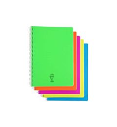 QUADERNO ACTIVE PPL C/FORI SPIR. FLUO FG.80 1RBm