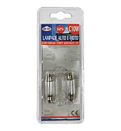 LAMPADINA MONOLUCE SILURO C10W - 12V/10W - 2PZOto Top