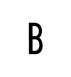 ADESIVO LETTERA - BOto Top