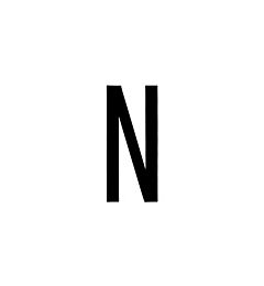 ADESIVO LETTERA - NOto Top
