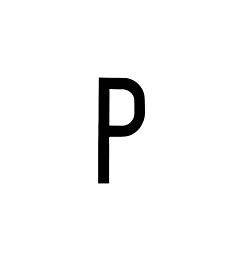 ADESIVO LETTERA - POto Top