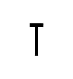ADESIVO LETTERA - TOto Top