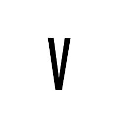 ADESIVO LETTERA - VOto Top