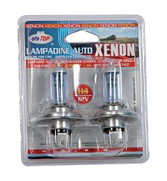 Lampadina Alogena Effetto Xenon H4 12V/55-60W - 2pzOto Top
