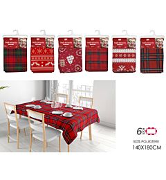 Tovaglia Antimacchia Natalizia - 140x180cmVestiamo Casa