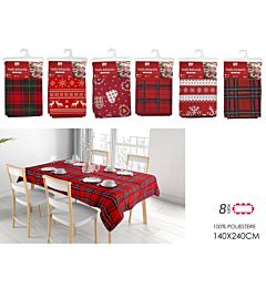 Tovaglia Antimacchia Natalizia - 140x240cmVestiamo Casa