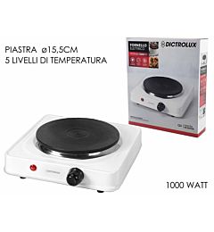 Dictrolux Fornello Elettrico 1000w