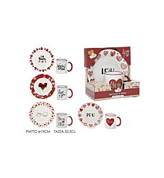 Set Tazza & Piatto San Valentino