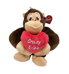 Peluche Morbidosi Scimmia con Cuore - 25cm