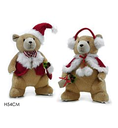 Decorazione Orso Natalizio in Piedi - 54cmVestiamo Casa