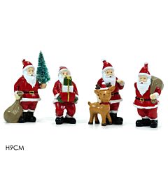 Statuetta Babbo Natale - 9cmVestiamo Casa