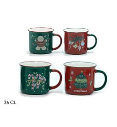 Tazza Natalizia in Porcellana - 360mlVestiamo Casa