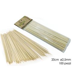 SET 100PZ SPIEDINI BAMBOO 20CMCeline