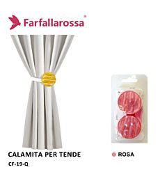 Coppia Calamita per Tende CF19 - Rosa